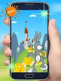 Super  Bunny looney Castle Run Screen Shot 0