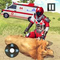 Animais Rescue Game Doctor Robot 3D