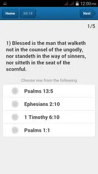 Popular Bible Verses Challenge Screen Shot 5