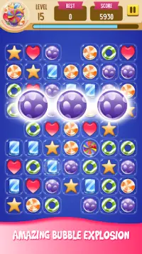 Bubble Candy: Match 3 Game (Addictive Puzzles) Screen Shot 4