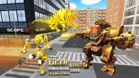 Grand Robot Transformation Tiger : Robot Car Screen Shot 1
