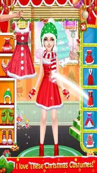 Christmas Salon Makeover & Dressup Game for Girls Screen Shot 14