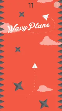 WavyPlane🚀  - The Flying Paper Plane! Screen Shot 2