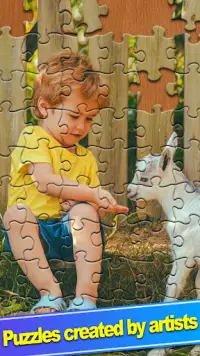 ColorPlanet® Jigsaw Puzzle HD Classic Games Free Screen Shot 2