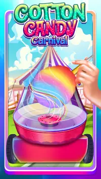 Cotton Candy - Carnival Food Maker Games Screen Shot 0