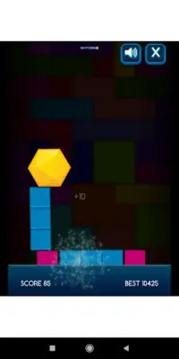 Hexagon Fall Game Screen Shot 3