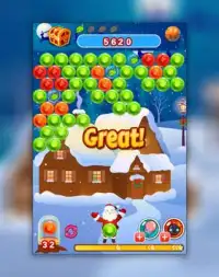 Christmas Bubble Shooter : Sanat Games Screen Shot 1