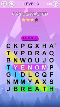 Crossword Search - Classic Find Hidden Word Game Screen Shot 1