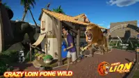 attaque de lion en colère et jeu de grève Screen Shot 0