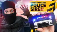 Simulador de sirene de som policial Screen Shot 1