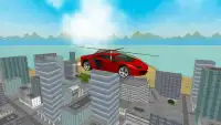 Flying  Helicopter Car 3D Free Screen Shot 0