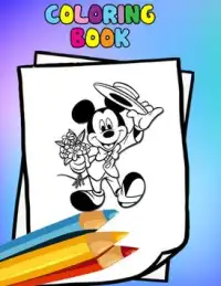 How to color Mickey Mouse ( coloring pages) Screen Shot 3