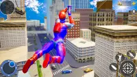 स्पाइडर रस्सी हीरो मैन गेम 3डी Screen Shot 3