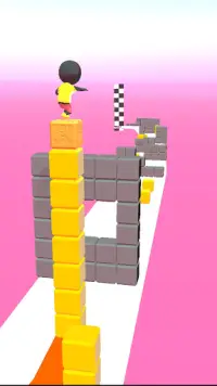 Cube Stack Color surfer-tower rush cube runner Screen Shot 2