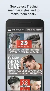 Boys Men Hairstyles, Hair cuts Screen Shot 12