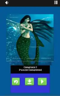 Fantasy Mermaid Puzzles Screen Shot 6