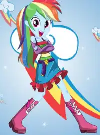 Rainbow Dash Dress up Screen Shot 0