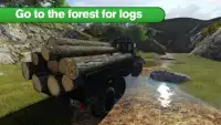 Lumberjack Logging Truck Screen Shot 0