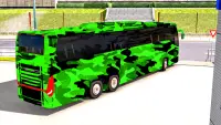 Army Bus Simulator Coach Army Bus Driving Games Screen Shot 2