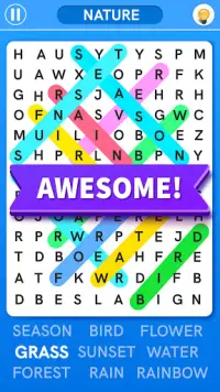Word Search Games: Word Find Screen Shot 2