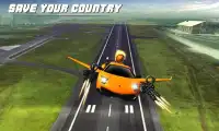 Cuộc chạy đua xe bay cuộc chiến simulator Screen Shot 1