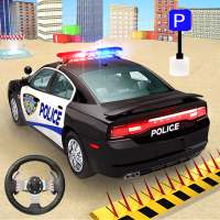 Jeux de voiture de police: Parking moderne