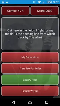 Classic Rock Quiz (Free) Screen Shot 1