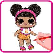 How To Draw LOL Doll Surprise -LOL DOLL Eggs Game