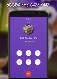 Booba Life Call Fake And Chat Screen Shot 3