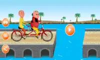 Motu Patlu cyclingadventure Screen Shot 0