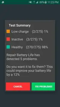 Battery Life Repair 2x Screen Shot 1