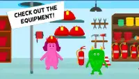 My Monster Town - Fire Station Games for Kids Screen Shot 4