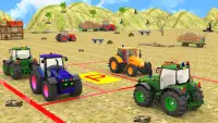 Modern landbouw tractor parkeren spel Screen Shot 3