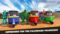 Superhero Tuk Tuk Passenger Transport Screen Shot 0