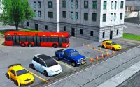 City Bus Driving Games : American Bus Parking Game Screen Shot 2