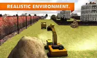 Areia Escavadeira Truck 3D Screen Shot 4