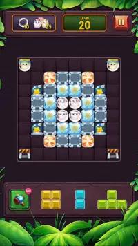 Classic Block Puzzle Game 1010: Free Cat Pop Game Screen Shot 0