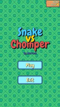 Snake VS Chomper - Retro Snake Game with a Twist! Screen Shot 0