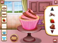 Cupcakes Baking - Pembuat Cupcake Dan Game Memasak Screen Shot 2