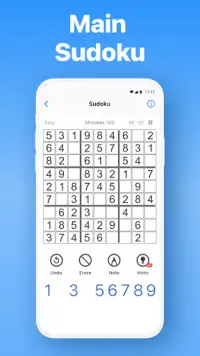 Sudoku - teka-teki otak Screen Shot 0