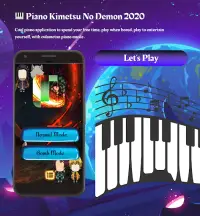 New Anime Games 🎹 Piano Kimetsu No Demon 2020 Screen Shot 5