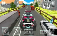 고속도로 버스 경마 2021 : 교통 빠른 버스 경주자 3d Screen Shot 6