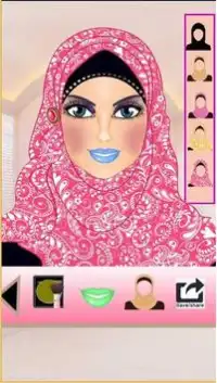 hijab girl salon : spa-make up-fashion Screen Shot 4