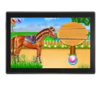 Horse care girls games Screen Shot 0