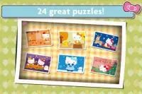 Hello Kitty Jigsaw Puzzles - Games for Kids ❤ Screen Shot 4