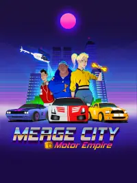 MERGE CITY: MOTOR EMPIRE - Car Idle Racing Game Screen Shot 5