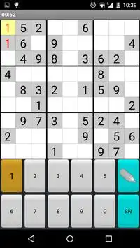 Classic Sudoku Screen Shot 2