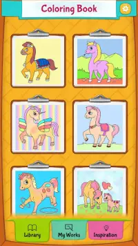 Horse Coloring Pages Screen Shot 4