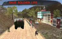 الجيش بعثة الإنقاذ العسكرية شاحنة 3D: وارزون Screen Shot 9