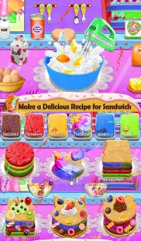 मीठा आइसक्रीम सैंडविच बनाने का खेल Screen Shot 12